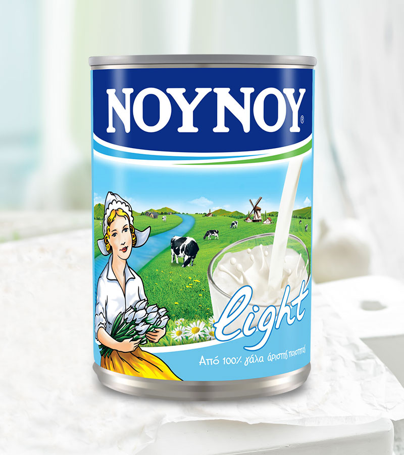 ΝΟΥΝΟΥ Γάλα Εβαπορέ Light (400 γρ.)