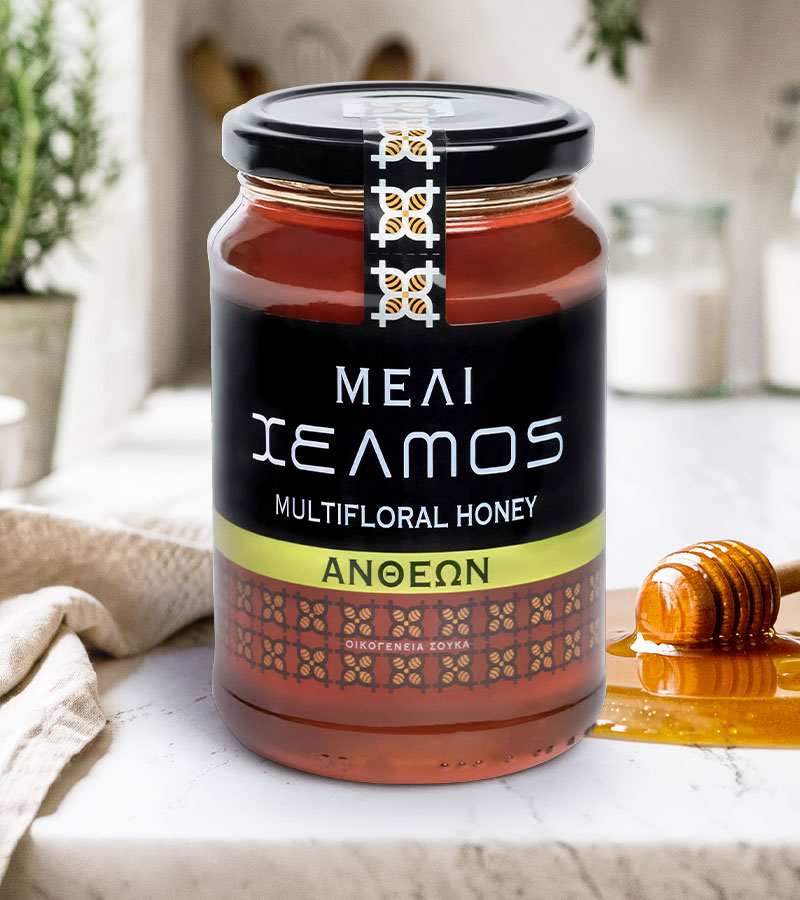 Helmos Greek Blossom Honey (480g)